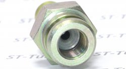 Фитинг мама M10*1 под прямой конус, под ключ 19mm D-03 сталь 758-03-31P, Goodridge