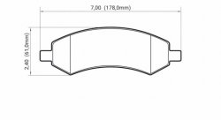 Колодки тормозные DC1084V18 DC brakes Street HD, перед DODGE RAM 1500, DURANGO