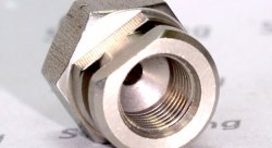 Фитинг мама M10*1 под прямой конус, обрезан D-03 нерж. сталь, под опрессовку S758-03-31SFZ Goodridge