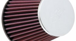 Фильтр нулевого сопротивления универсальный K&N RC-9480   Chrome Filter