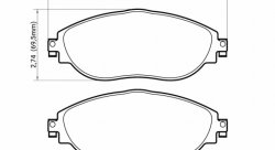 Колодки тормозные DC1633M20 DC brakes Race Track, перед VW GOLF VII; Passat 362; AUDI A3 8V1