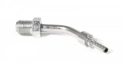 Фитинг папа AN-03 3/8Х24  под обратный конус, 45° D-03 хром, под опрессовку S646-03CH, Goodridge