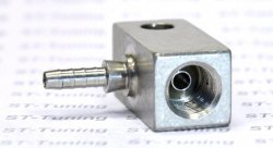 Фитинг Goodridge crimp угловой 90 град. M10x1 D-03 нержавейка, SP-202