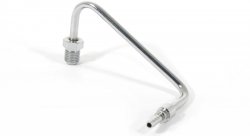 Фитинг папа AN-03 3/8Х24 под обратный конус, D-03 хром, под опрессовку S666-03CH, Goodridge