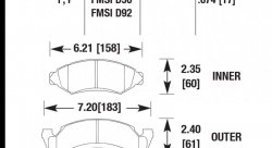 Колодки тормозные HB292P.674 HAWK SuperDuty