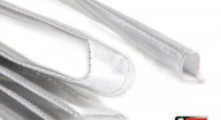 Термоизоляция шлангов и проводов 15mm цена 1м, Al+Fiberglass, Wire Shield, Thermal Division TDWH0510