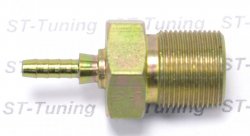 Фитинг мама AN-03 3/8X20 под прямой конус, +резьба D-03 сталь, под опрессовку S746-03P, Goodridge