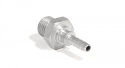 Фитинг папа AN-03 под плоскость или обратный конус, короткий D-03 сталь S449-03Z, Goodridge