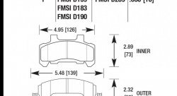 Колодки тормозные HB400F.630 HAWK HPS