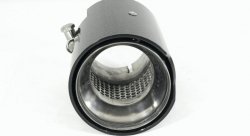 Насадка на глушитель, дизайн M Performance, карбон, D посадочный 68 мм / D наруж 90 мм крепеж хомут