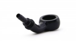 Фитинг banjo d10 mm, 45° D-03 алюминий ЧЕРНЫЙ, под опрессовку S5094-03DBK, Goodridge