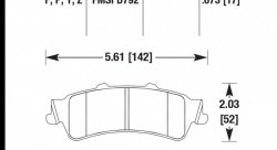 Колодки тормозные HB324P.673 HAWK SuperDuty