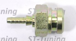 Фитинг мама M10*1 под обратный конус, под ключ 17mm D-03 нерж. сталь, под опрессовку S759-03-31SZ