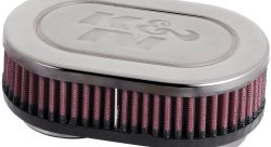 Фильтр нулевого сопротивления универсальный K&N RC-2380   Chrome Filter