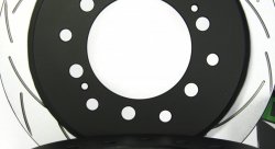 КОМПЛЕКТ ЗАДНИЙ:Тормозные диски DBA 2737S T2+колодки DC brakes sHD Toyota  PRADO 150 / Lexus GX460