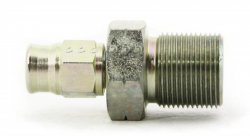 Фитинг мама M10*1 под прямой конус, наруж. резьба D-03 сталь, 749-03-31P, Goodridge