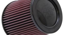 Фильтр нулевого сопротивления универсальный K&N RP-5044   Air Filter - Carbon Fiber Top and Base