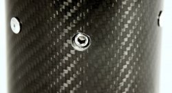 Насадка на глушитель, дизайн M Performance, карбон, D посадочный 62 мм / D наруж 90 мм крепеж винтом