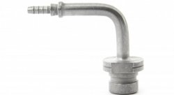 Фитинг мама M10*1 под обратный конус, 90°, под ключ 17mm D-03 сталь, под опрессовку S759-9131Z