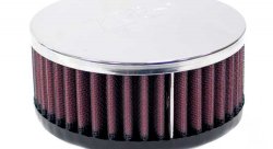 Фильтр нулевого сопротивления универсальный K&N RC-0370   Chrome Filter