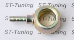 Фитинг banjo d11,5 mm, короткий D-03 сталь, под опрессовку S5091-03-04Z, Goodridge