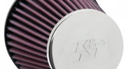 Фильтр нулевого сопротивления универсальный K&N RC-9370   Chrome Filter