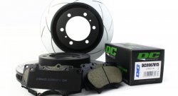 КОМПЛЕКТ ПЕРЕДНИЙ:Тормозные диски DBA 2736S T2+колодки DC brakes sHD Toyota PRADO 150 / Lexus GX460