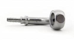 Фитинг banjo d10 mm, 90° D-03 сталь, под опрессовку S5099-03Z, Goodridge