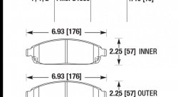 Колодки тормозные HB558Y.710 HAWK LTS