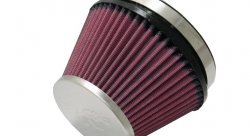 Фильтр нулевого сопротивления универсальный K&N RC-9890   Chrome Filter