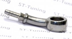 Фитинг banjo d10 mm, 20°, влево D-03 сталь, под опрессовку S5093L-03Z, Goodridge