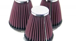 Фильтр нулевого сопротивления универсальный K&N RC-1923   Chrome Filter