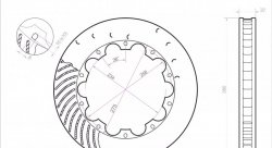 Ротор тормозного диска 380*32mm, DC Brakes DC38032-10D52AL, D крепеж, лев. (Brembo, JBT)