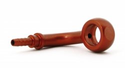 Фитинг banjo d10 mm, 90° D-03 алюминий КРАСНЫЙ, под опрессовку S5099-03DRD, Goodridge