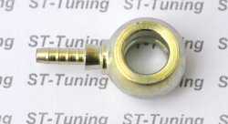 Фитинг banjo d10 mm, короткий D-03 сталь, под опрессовку S5091-03Z1, Goodridge