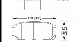 Колодки тормозные HB673F.602 HAWK HPS