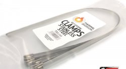 Хомуты для трубы до 155 мм (6,2") 8 мм*50 см, нерж. сталь, 6шт. Thermal Division TDCL166