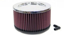 Фильтр нулевого сопротивления универсальный K&N RA-096V   Chrome Filter