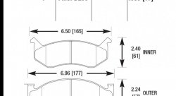 Колодки тормозные HB398F.680 HAWK HPS