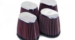 Фильтр нулевого сопротивления универсальный K&N RC-2914   Chrome Filter