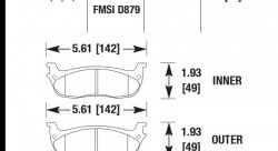 Колодки тормозные HB301P.630 HAWK SuperDuty