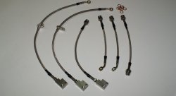 Армированные тормозные шланги Goodridge THD0360-6P (6 шт.) Honda Civic VII  FK/FN Type R  01/06 >