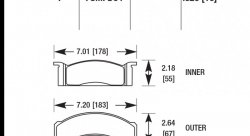 Колодки тормозные HB646F.526 HAWK HPS
