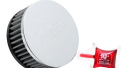 Фильтр нулевого сопротивления универсальный K&N RC-1950   Chrome Filter