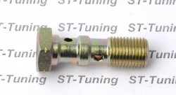 Болт (штуцер) двойной для banjo M10x1 L=30 mm сталь, Goodridge 993-03-31Z