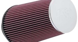 Фильтр нулевого сопротивления универсальный K&N RC-3690   Chrome Filter