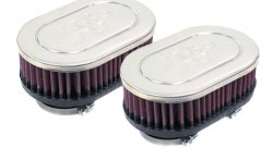 Фильтр нулевого сопротивления универсальный K&N RC-2222   Chrome Filter