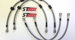 Армированные тормозные шланги Goodridge TPR2000-4PCF (4 шт.) Porsche Cayenne/Audi Q7/VW Touareg Colo