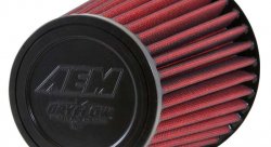 Воздушный фильтр нулевого сопротивления AEM 21-2075DK универсальный D=127mm L=203 мм