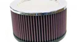 Фильтр нулевого сопротивления универсальный K&N RA-095V   Chrome Filter